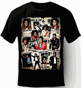 MICHAEL JACKSON -NEWS PRINT COLLAGE