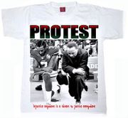 PROTEST-MLK AND KAEPERNKIK-INJUSTICE ANYWHERE IS A THREAT TO JUSTICE EVERYWHERE