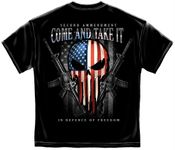 SECOND AMENDMENT-COME AND TAKE IT-IN DEFENCE OF FREEDOM-(2-SIDED PRINT) SECOND AMENDMENT-COME AND TAKE IT-IN DEFENCE OF FREEDOM-(2-SIDED PRINT)