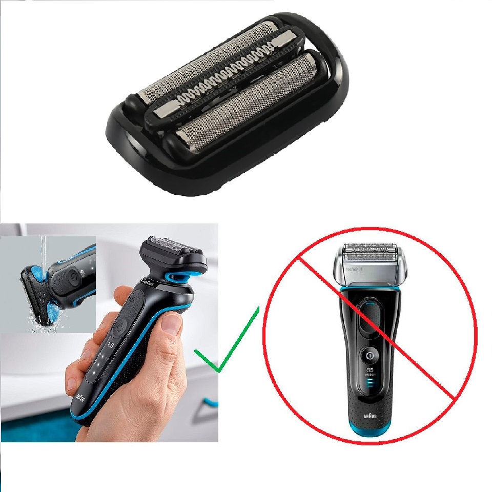 Braun 53b Type 5762 Easyclean Shaver Replacement Foil and Blade for all