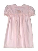 Auraluz Pink Dress with Lamb on Collar 24M