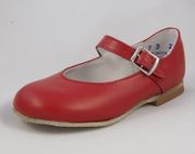 Kepner Scott Shoes Kim Red Leather Buckle Closure Mary Jane 5.5D,6D,9D_