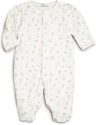 Kissy Kissy Sweetest Treasures White Bunny Print Footed Longall NB.