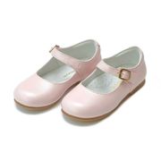 Lamour Pink Special Occasion Flat with Strap