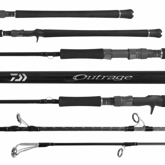 Daiwa Outrage XV Baitcasting & Spinning Jigging Rods