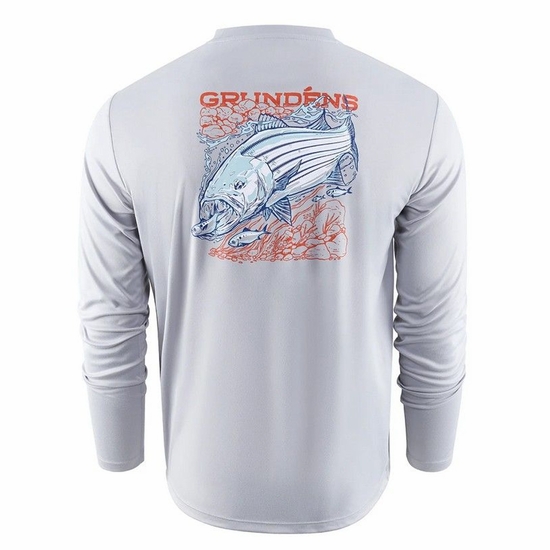 Grundens Striped Bass LS Tech Tee