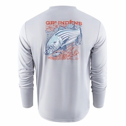 Grundens Striped Bass LS Tech Tee