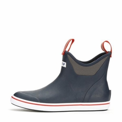Xtratuf Men's 6 IN Ankle Deck Boot | Navy/Red