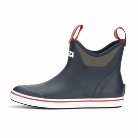 Xtratuf Men's 6 IN Ankle Deck Boot | Navy/Red