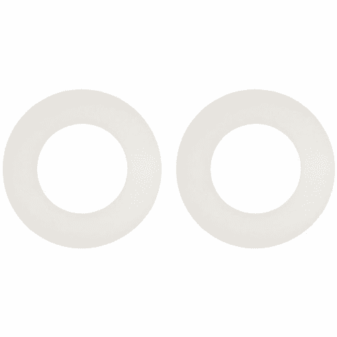 1964-65 Early Plastic Disc Front Window Handle Plate