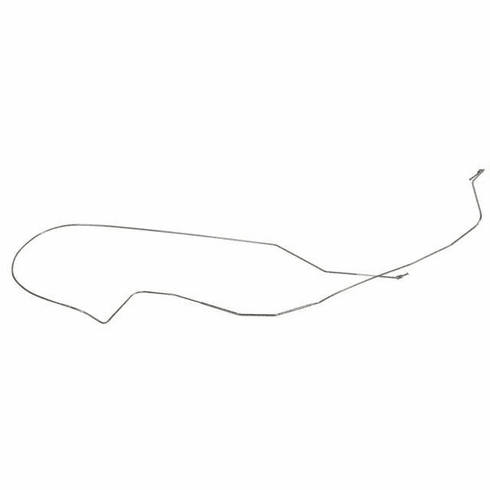 1964-66 Mustang Front to Rear Brake Lines [Front Disc Brakes, Single Exhaust]  (Stainless Steel)