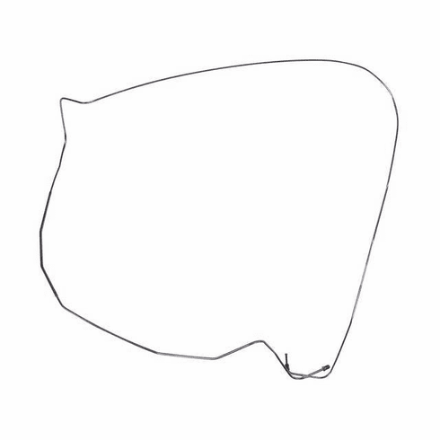 1964-66 Mustang Front to Rear Brake Lines [Front Drum Brakes, Dual Exhaust] (Stainless Steel)