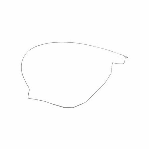 1964-66 Mustang Front to Rear Brake Lines [Front Drum Brakes, Single Exhaust]  (OEM Material)