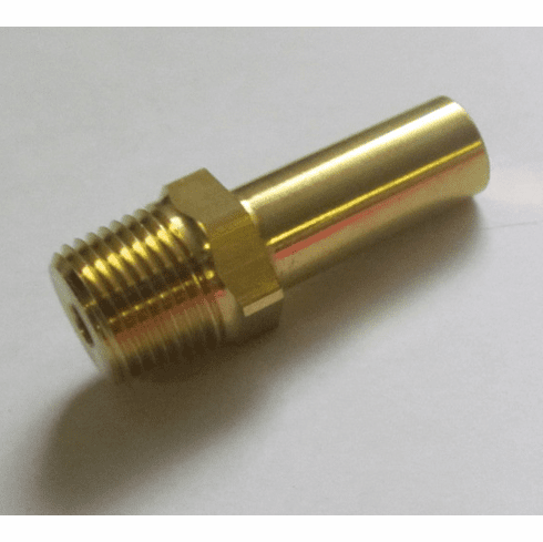 1965 1967 GT350   1967 GT500 Brass PCV Rear Intake Fitting for Valve Hose