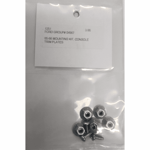 1965-66 Mustang Console Top Plate Mount Kit