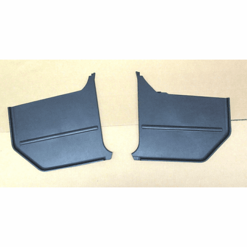 1965-66 Mustang Convertible Lower Kick Panels (Black)
