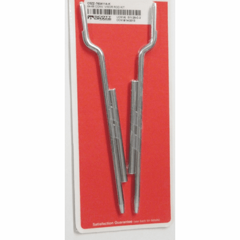 1965-66 Mustang Convertible Sunvisor Rod Set