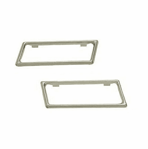 1965-66 MUSTANG FASTBACK REAR VENT SLIDER BEZELS
