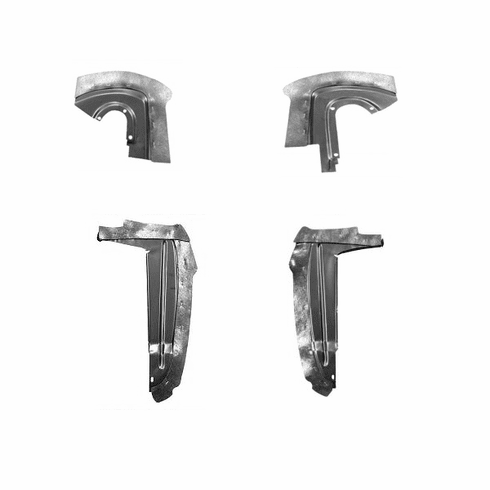 1965-66 Mustang Shelby Complete Splash Shield & Rubber Set