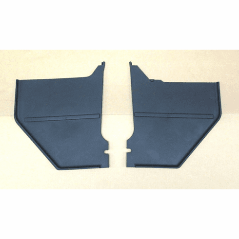 1965-66 Mustang Shelby Coupe & Fastback Lower Kick Panels (Black)