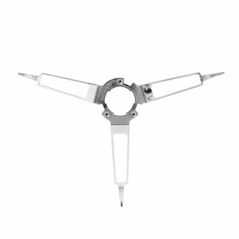 1965-67 Mustang Deluxe Woodgrain Steering Wheel Chrome Horn Ring
