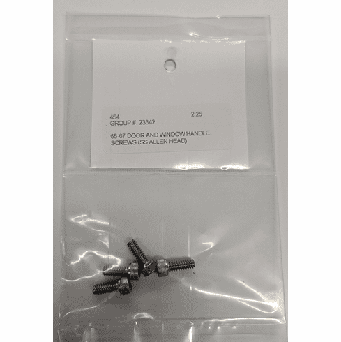 1965-67 Mustang Shelby Door Handle Allen Screws