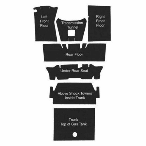 1965-73 Mustang Shelby Underlayment Kit (FASTBACK)