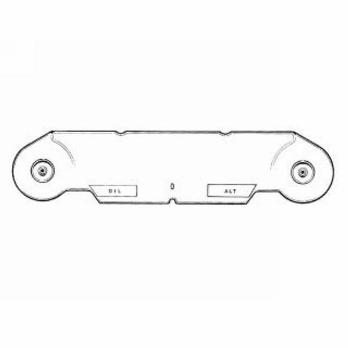 1965 Instrument Bezel Lens (Clear with Ornaments)