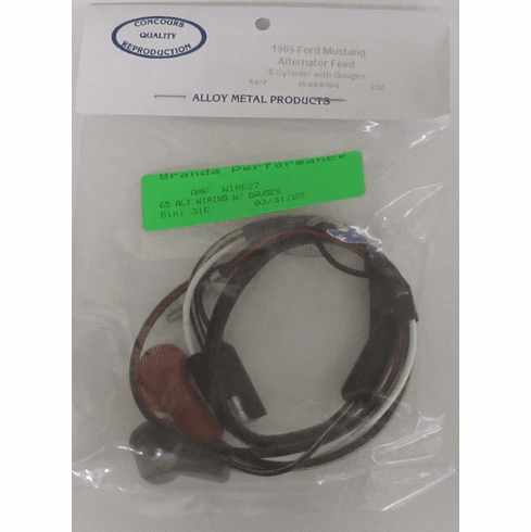 1965 Mustang Alternator Wiring Harness (With Gauges)