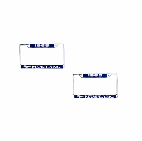 1965 Mustang License Plate Frames (Pair)