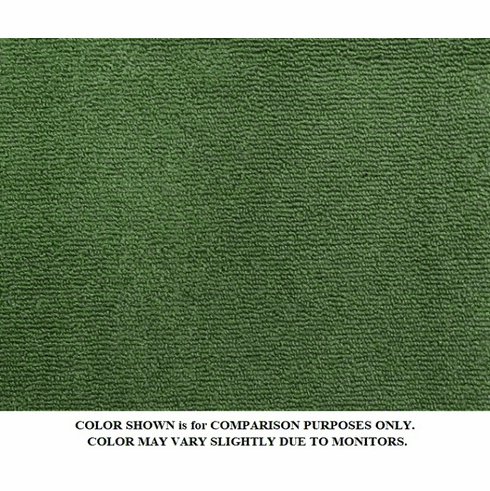 1966 - 1968 MUSTANG FOLD DOWN CARPET (DARK GREEN)