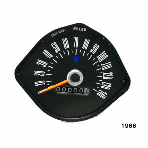 1966 Mustang 140 MPH Speedometer