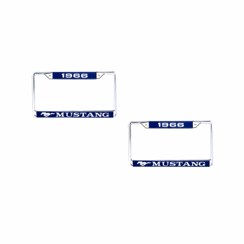 1966 Mustang License Plate Frames (Pair)