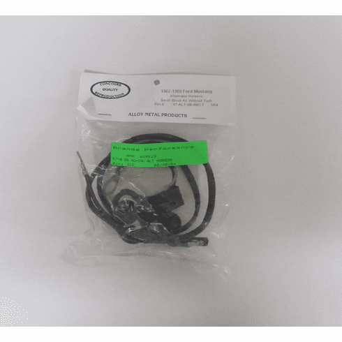 1967-68 Mustang Alternator Harness (Small Block - Without Tach)