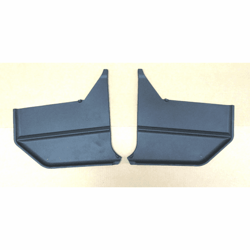 1967-68 Mustang Shelby Convertible Lower Kick Panels (Black)