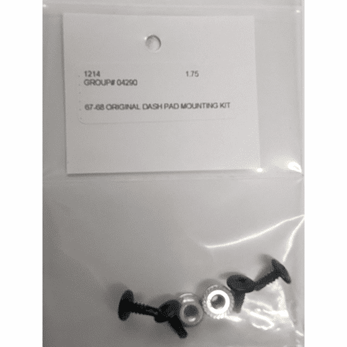 1967-68 Mustang Shelby Dash Pad Mounting Kit (for Original Pads)