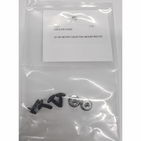 1967-68 Mustang Shelby Dash Pad Mounting Kit (for Reproduction Pads)