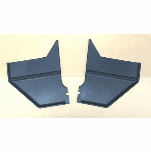 1967-68 Mustang Shelby Fastback & Coupe Lower Kick Panels (Black)