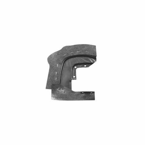1967-68 Mustang Shelby Front Inner Splash Shield with Rubber (RIGHT)