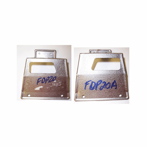 1967-68 Seat Latch Covers with Folding Seat (Pair)