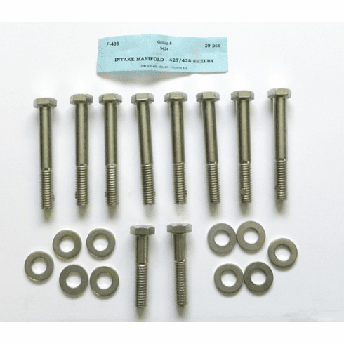 1967-68 Shelby Big Block Intake Manifold Engine Fasteners