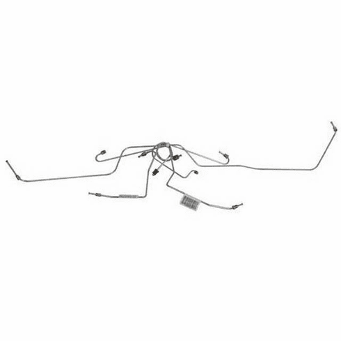 1967 Mustang Front Brake Line Kit - Standard Drums (Early before Feb 1st)