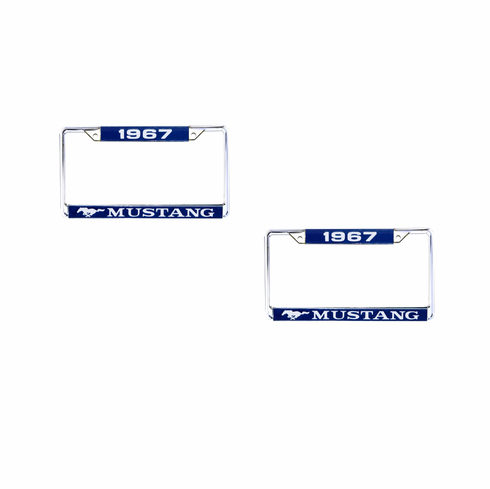 1967 Mustang License Plate Frames (Pair)