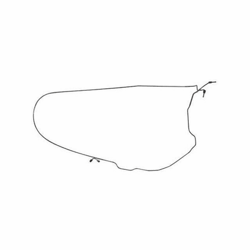 1967 Mustang Shelby Front to Rear Brake Lines [Front Disc Brakes, Late]  (OEM Material)