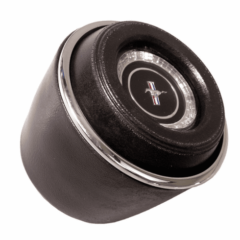 1967 MUSTANG STANDARD/DELUXE BLACK STEERING WHEEL PAD