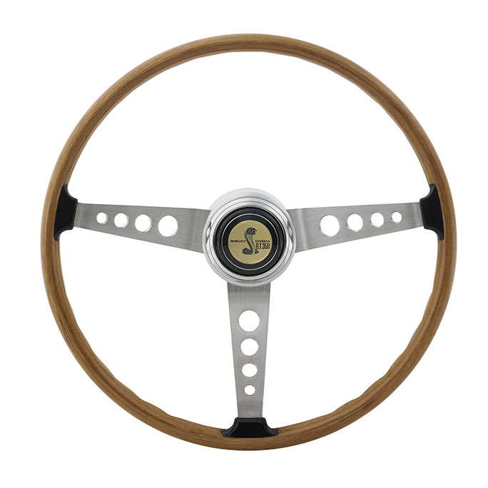 1967 Shelby GT500 Reproduction Wood Steering Wheel Kit (No Tilt)
