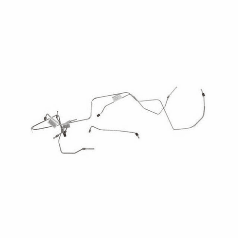 1968-69 Mustang Front Brake Line Kit - Disc Brakes