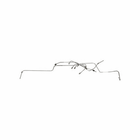 1968-69 Mustang Front Brake Line Kit - Drum Brakes