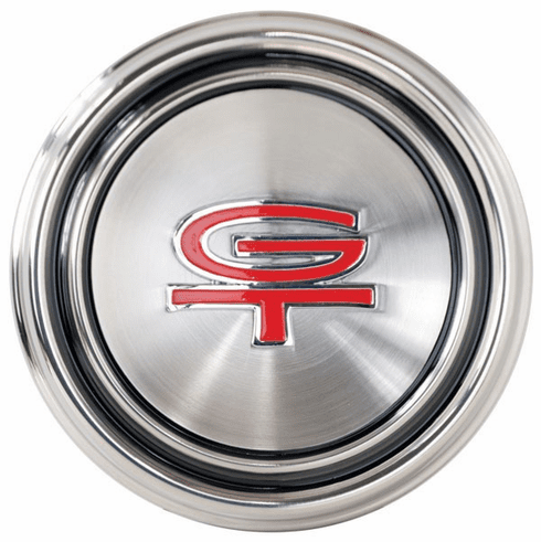 1968-69 Mustang Styled Steel Wheel Center Covers (GT Emblem)