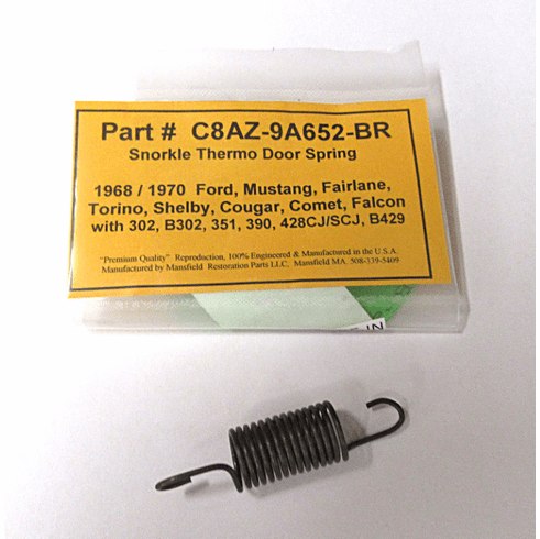 1968-73 Mustang, Cougar, Fairlane, Ford V8 Snorkel Flapper Spring